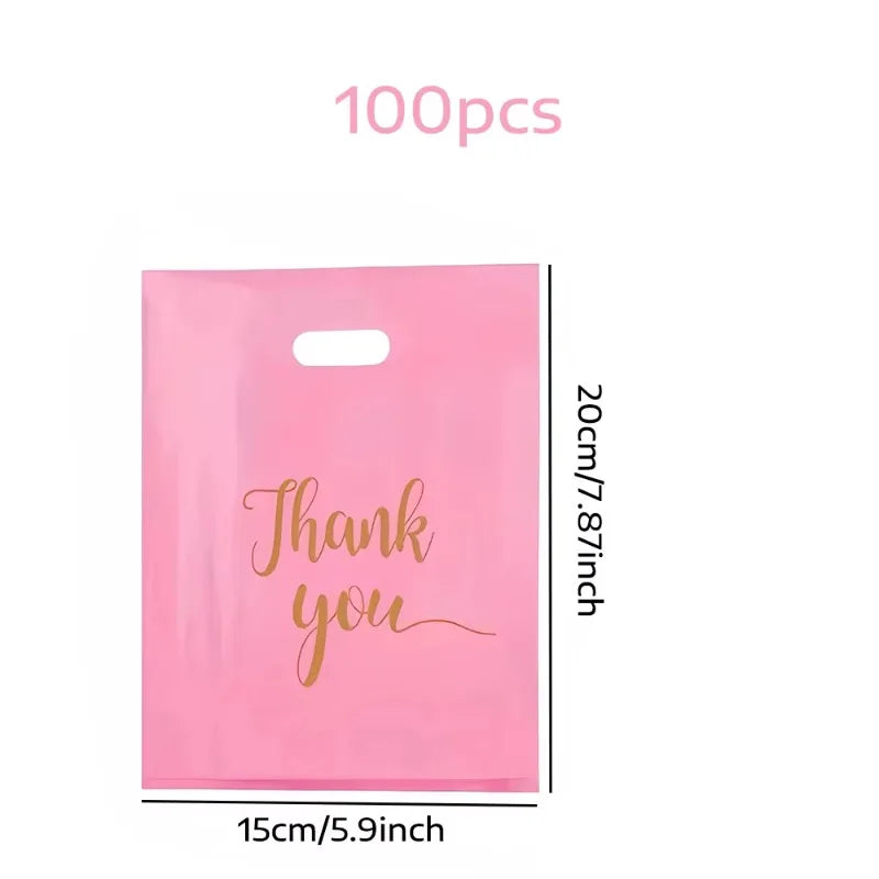 Party Favor Bags Bulk 50pcs Christmas Halloween Birthday Gift Bags Reusable Thank You Party Decorations Back To School Supplies