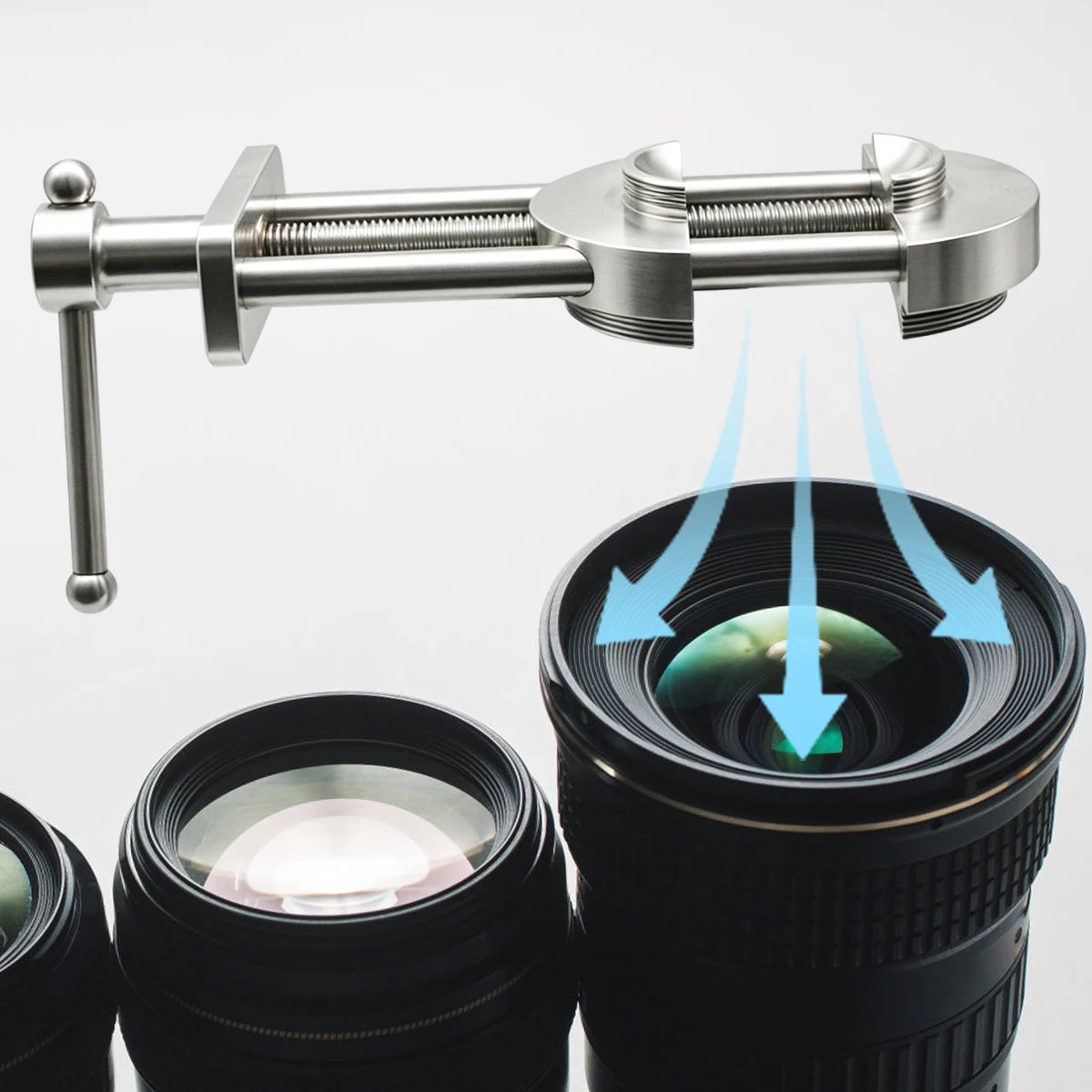 Stainless-Steel Camera Lens Ring Repair Vise