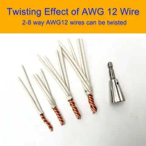 1PC Wire Twisting Tools Quickly Twister Electrician Artifact for Power Drill Drivers Twisted Connector Cable Device Multi-tool 