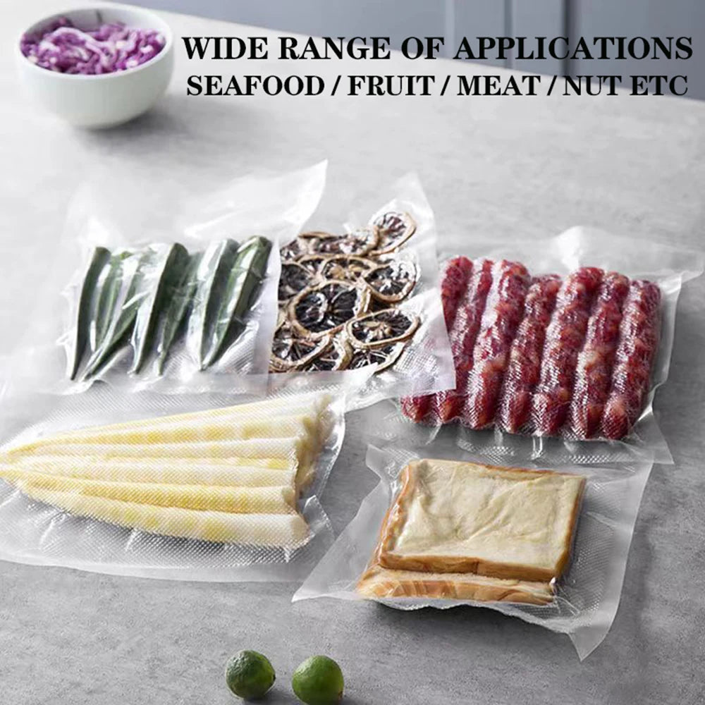 1 Rolls Vacuum Bags For Food, 500cm Per Roll,Reusable, BPA-free,Food Vacuum Sealer Bags For Vac Storage Meal Prep Sous Vide 