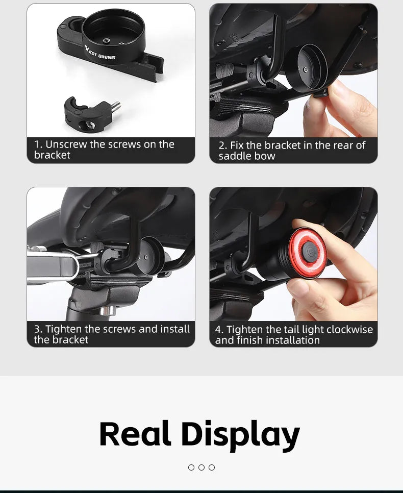 Smart Bicycle Tail Light — USB-C