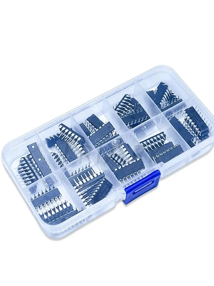 50 pezzi/lotto di assortimento componenti elettronici: 74HC00 74HC02 74HC04 74HC08 74HC14 74HC32 74HC138 74HC164 74HC165 74HC595 amplificatore
