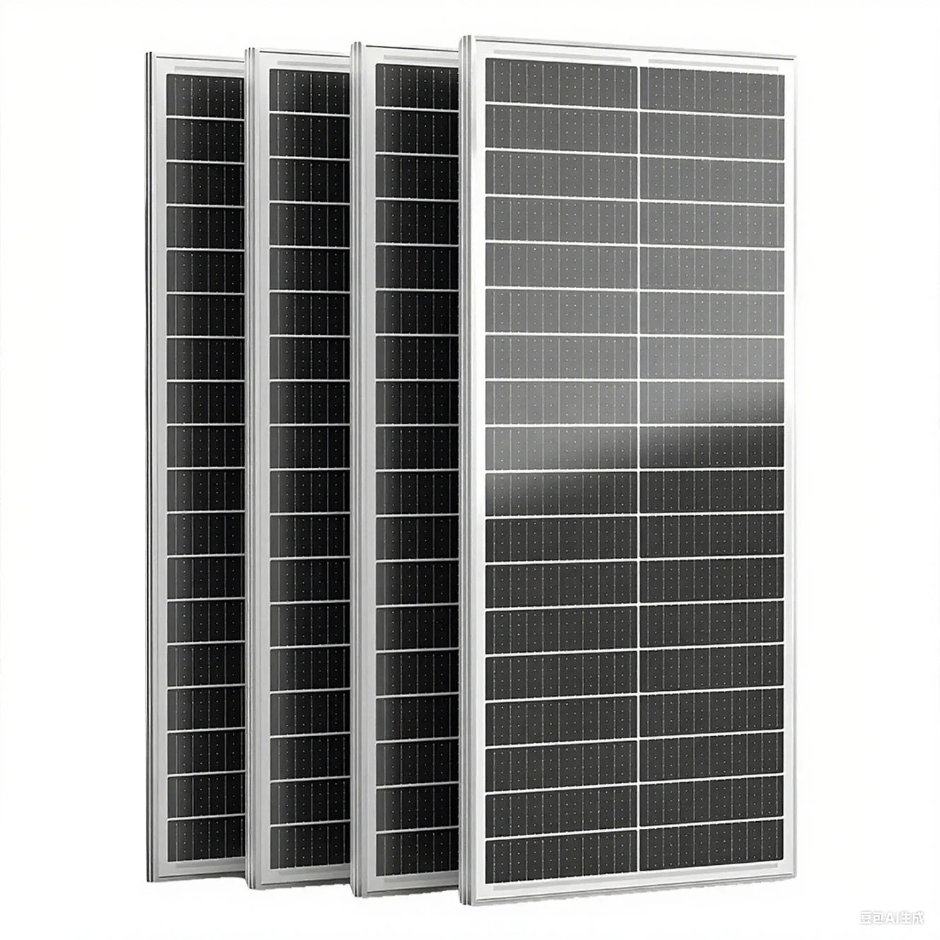 Painel Solar Monocristalino Tipo N 100W 12V 18BB