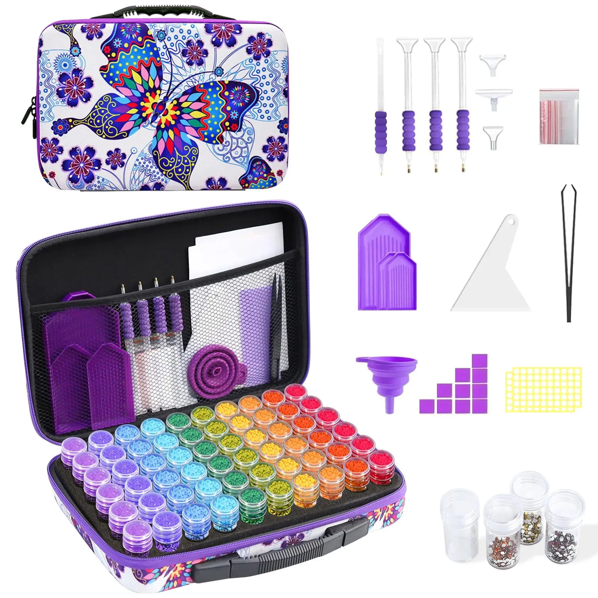 60 Bottle Diamond Painting Storage Case