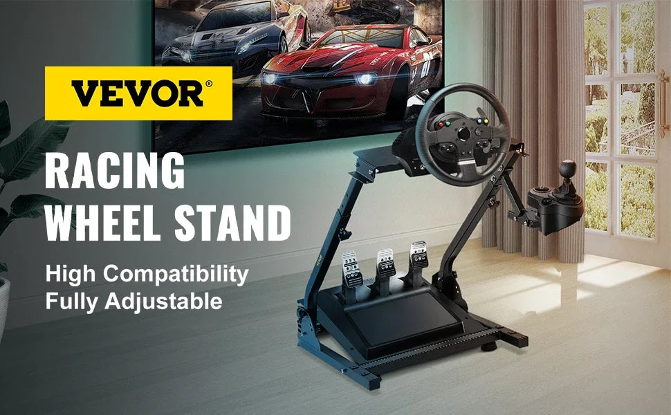 Adjustable Racing Wheel Stand for Logitech, Thrustmaster & Fanatec