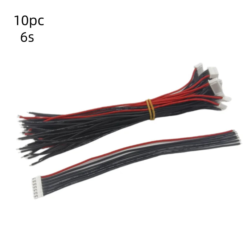 Prívodné vodiče balansovacieho konektora LiPo - balenie 10 ks, 1S až 8S