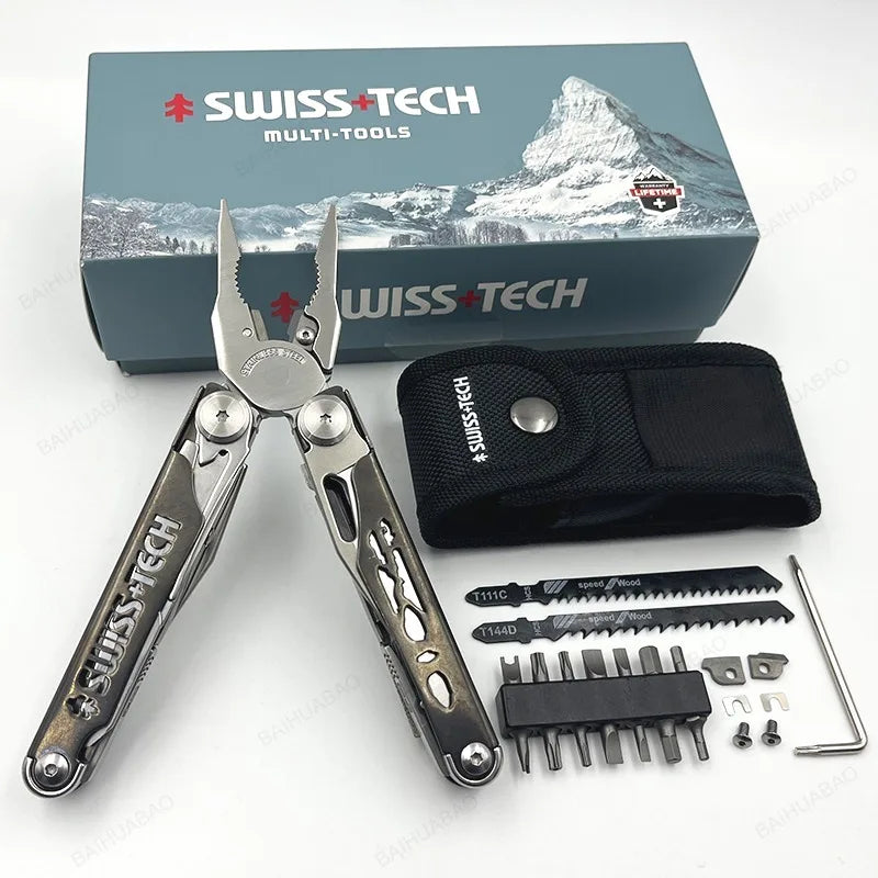 37-in-1 Folding Pliers Multitool