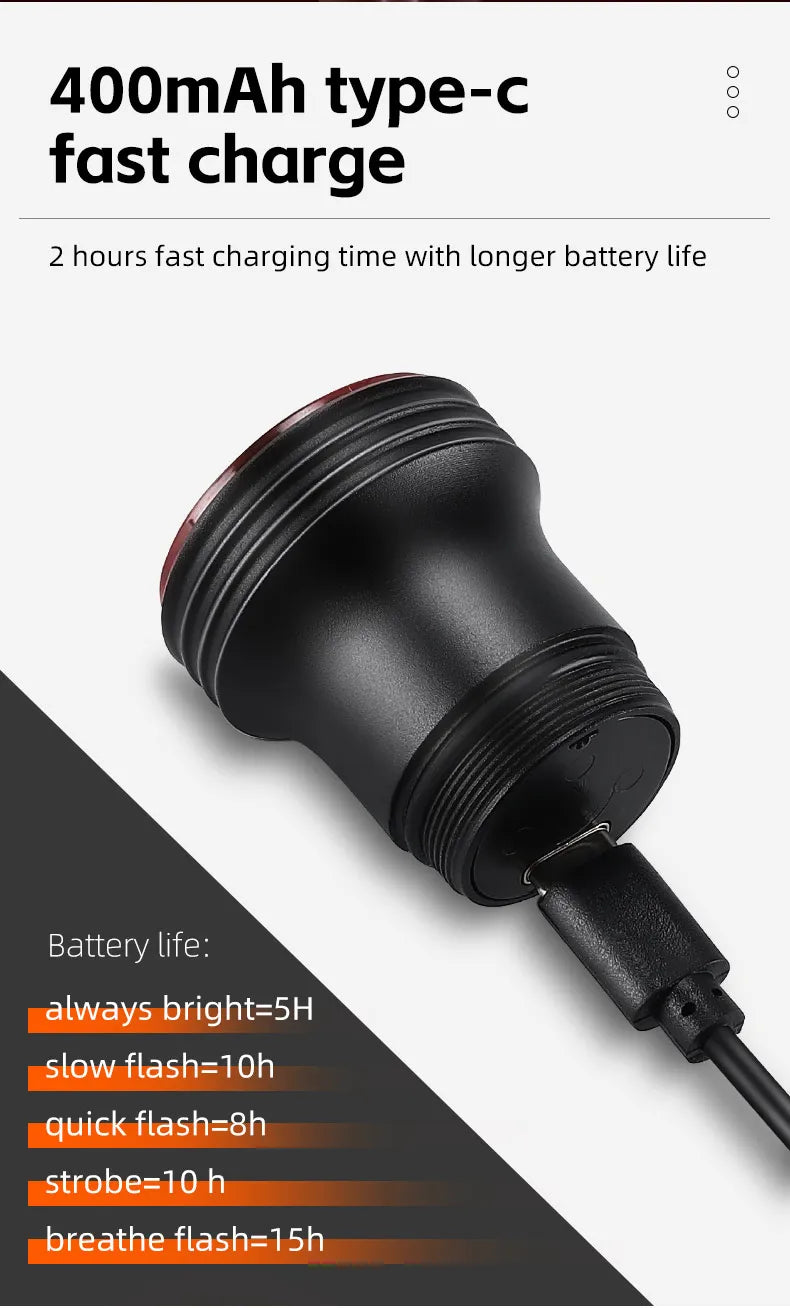 Smart Bicycle Tail Light — USB-C