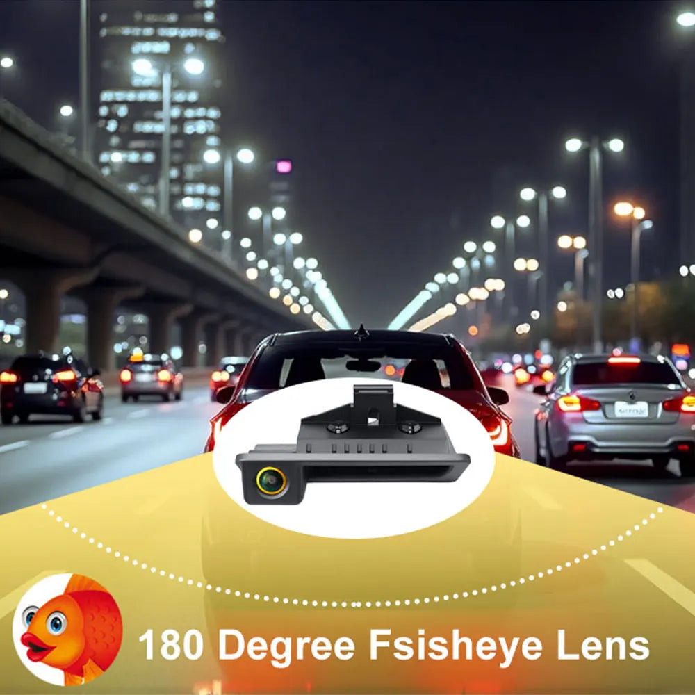 1080P AHD zpětná kamera pro madlo kufru BMW pro couvací zobrazení