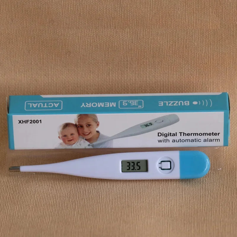 Digital Water Thermometer Accurate Oral and Armpit Temperature Reading Fever Alert Termometer Baby Bath Thermometers 