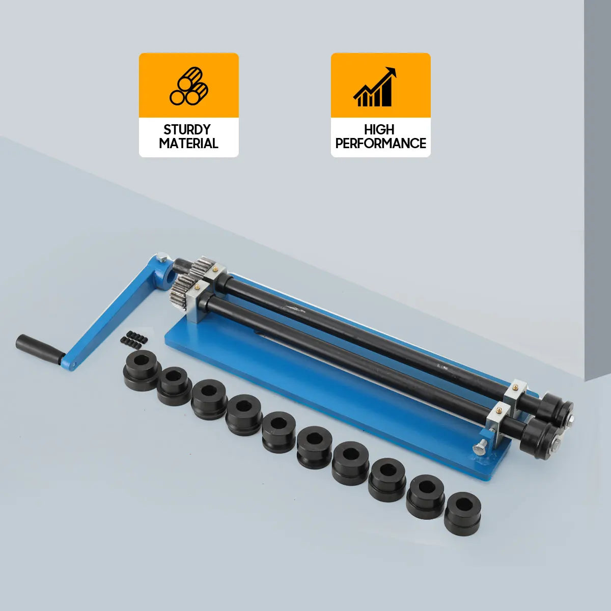 18-Inch Sheet Metal Bead Roller with 6 Dies Manual Forming Machine