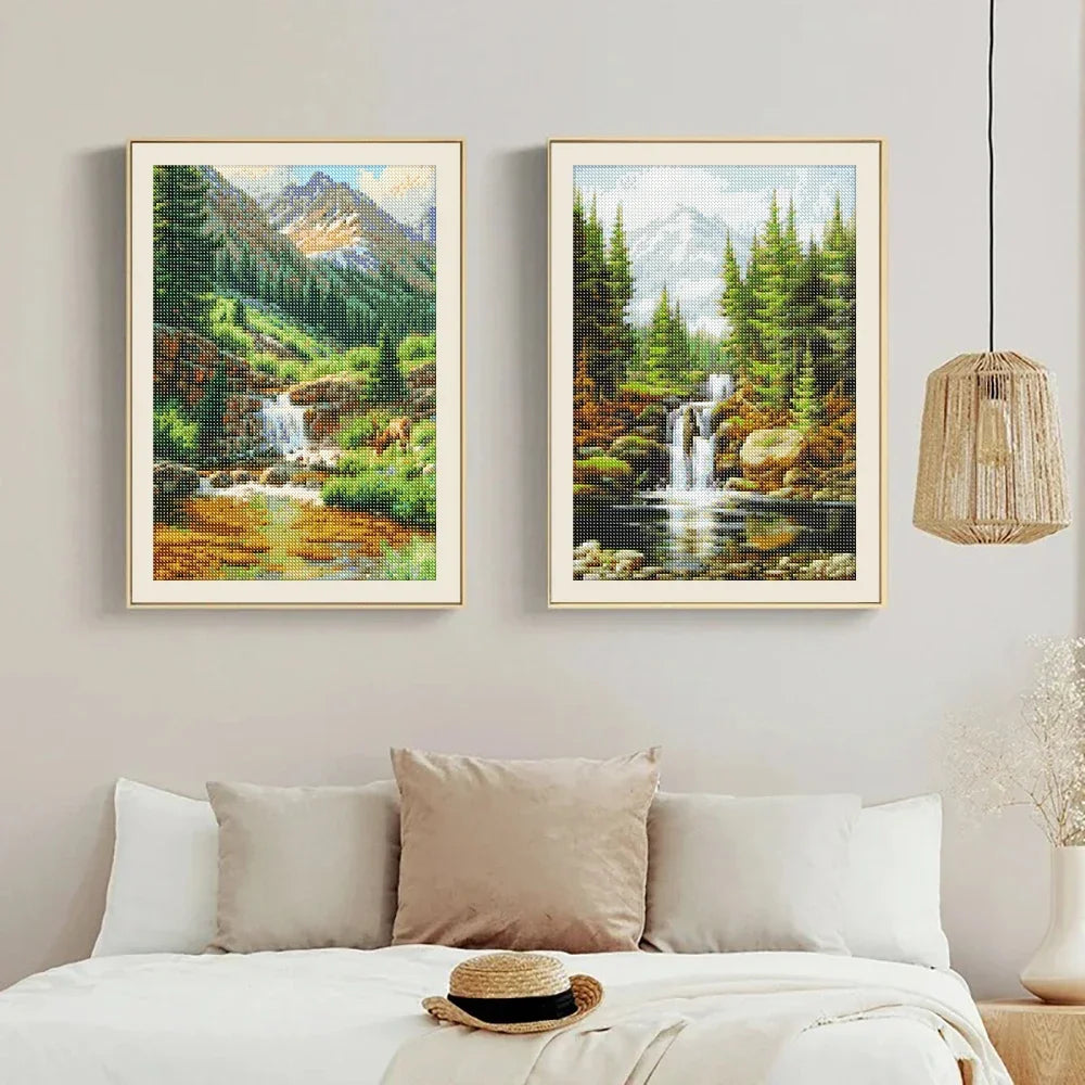 5D Forest Landscape Diamond Painting Kit