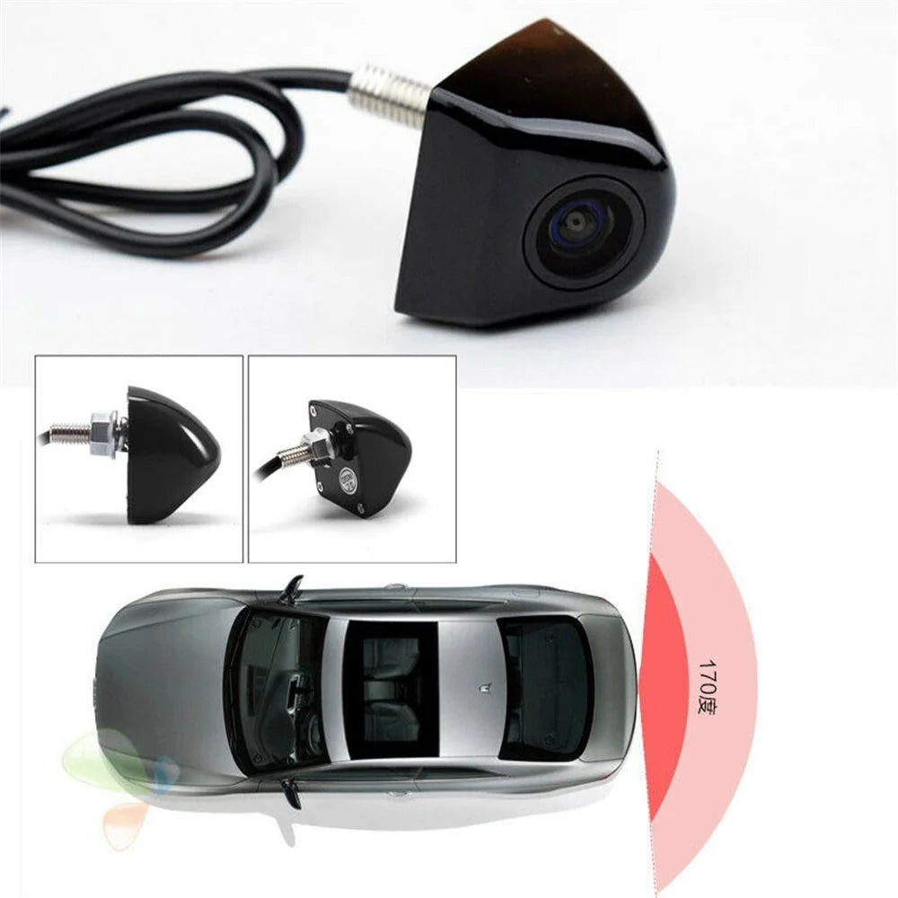 HD 170° Vehicle Camera Waterproof Rear View Parking Cam Auto Car Car Reverse Backup Universal Night Vision CCD HD Automobiles 