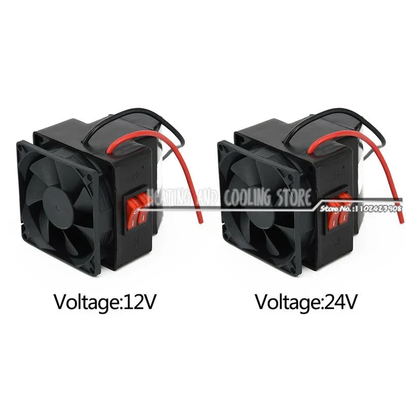 12V/24V Car Heater 300W Portable Demister Fan