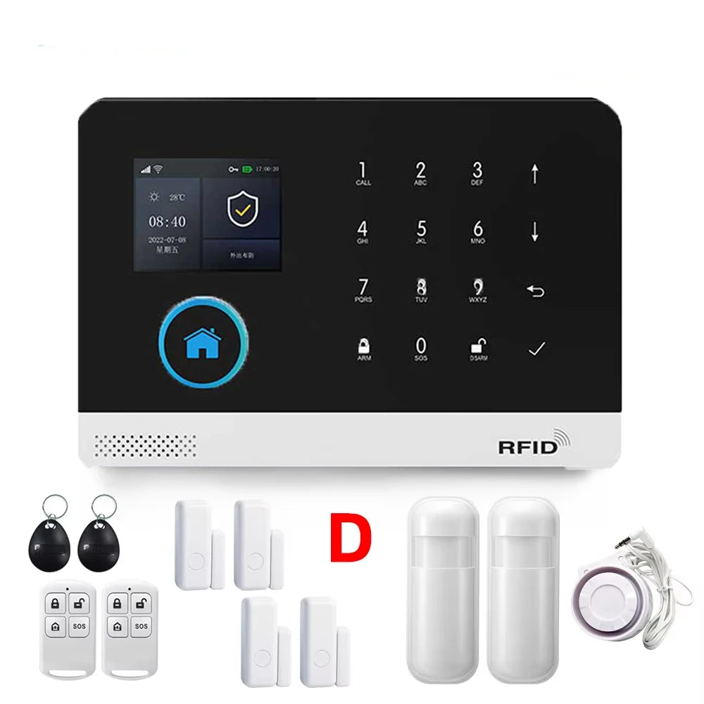 PG-103 Wi-Fi/GSM Home Alarm System - Kit Options
