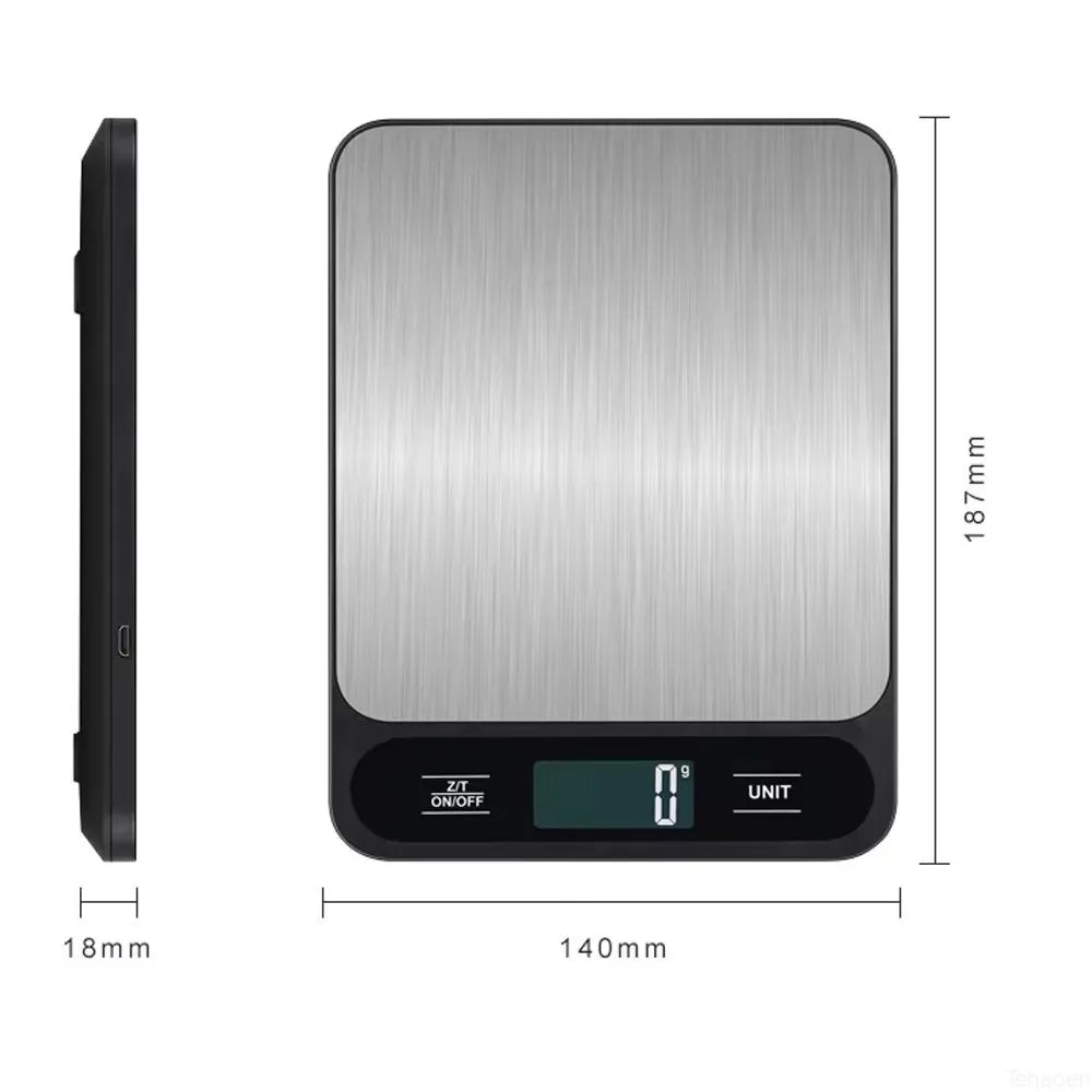 Digital Kitchen Scale - Battery or USB Charging