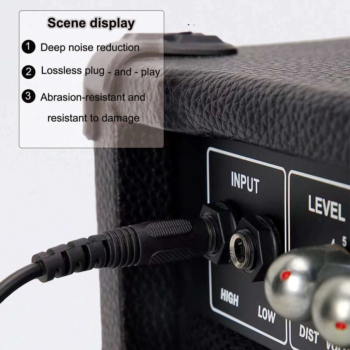 Three-Metre Audio Cable with Three Adapters