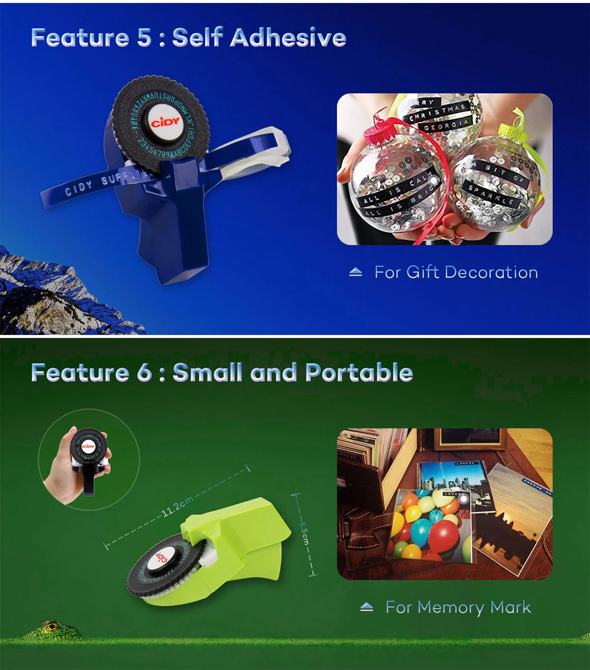 Manual Nine-Millimetre Embossing Label Maker
