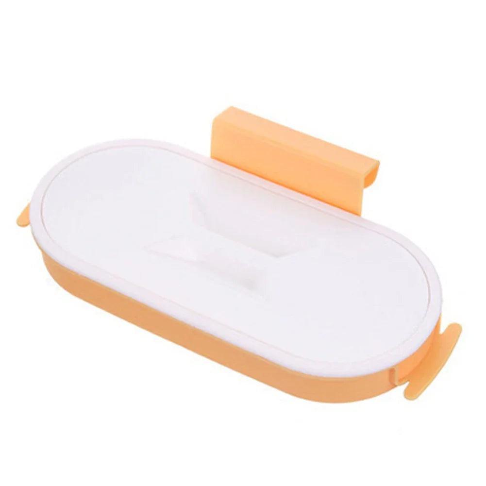 Over-Cupboard Rubbish Bag Holder with Lid
