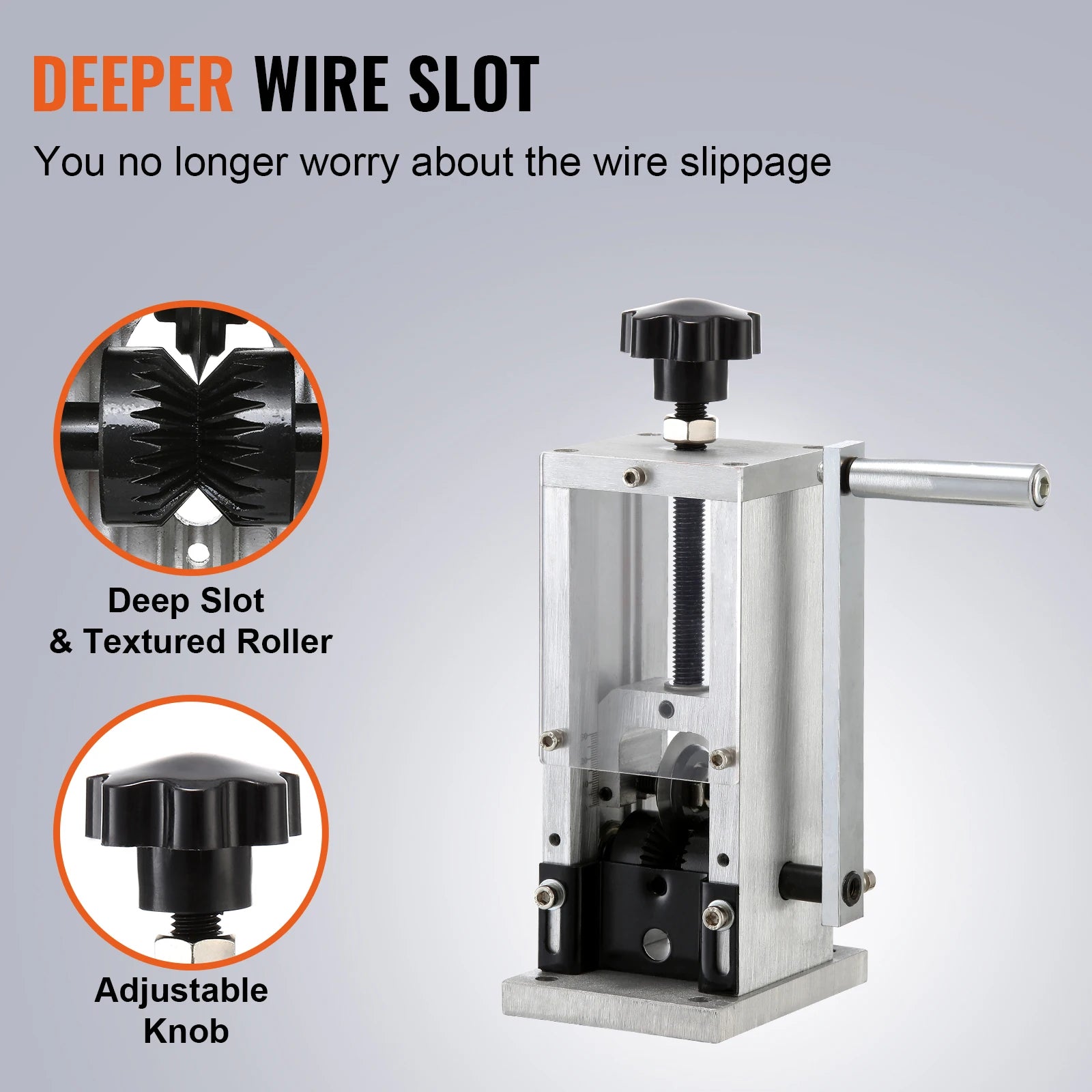 Manual Wire Stripping Machine for Copper Cable 1.5–40mm