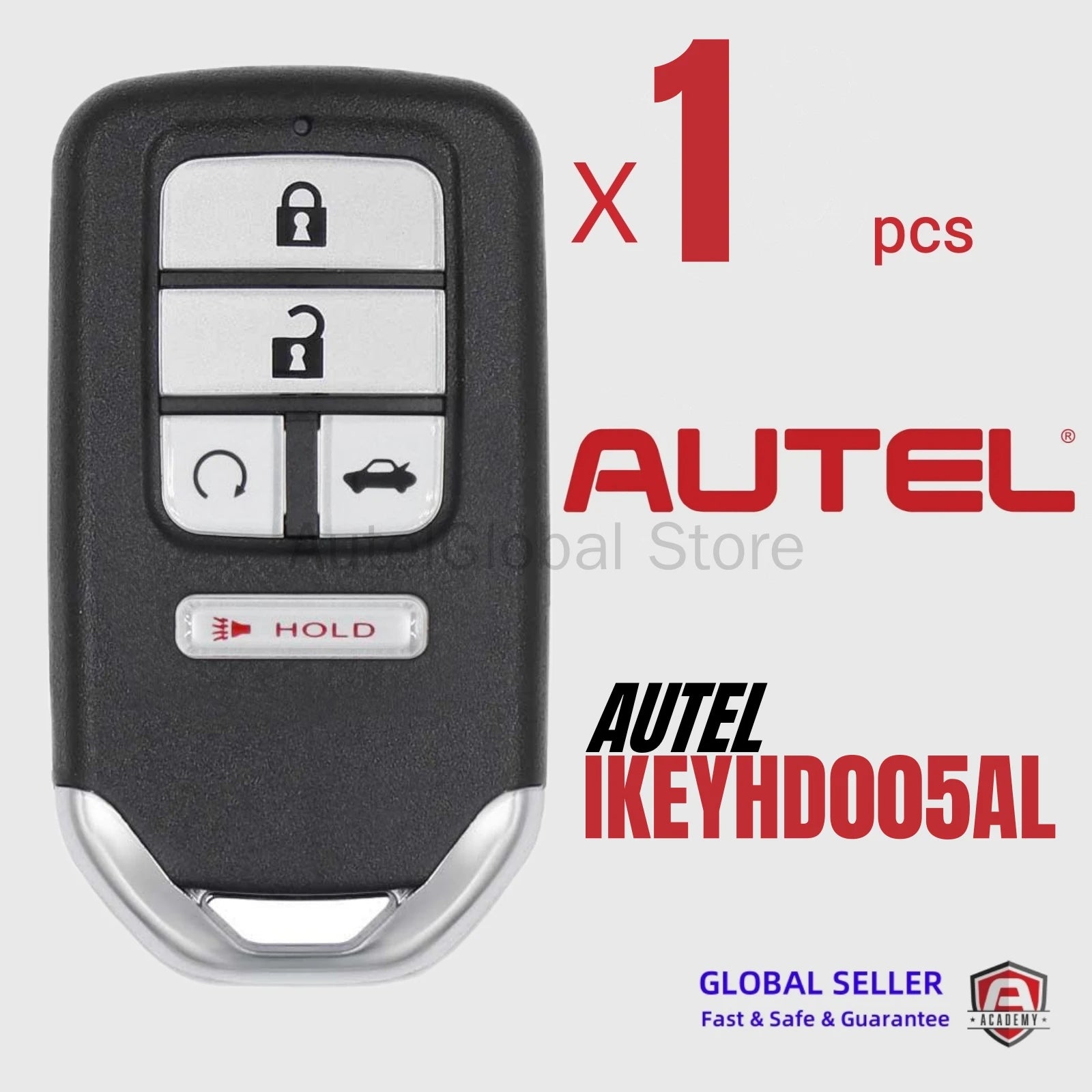 Autel IKEYHD005AL 5-Button Smart Remote Key for Honda