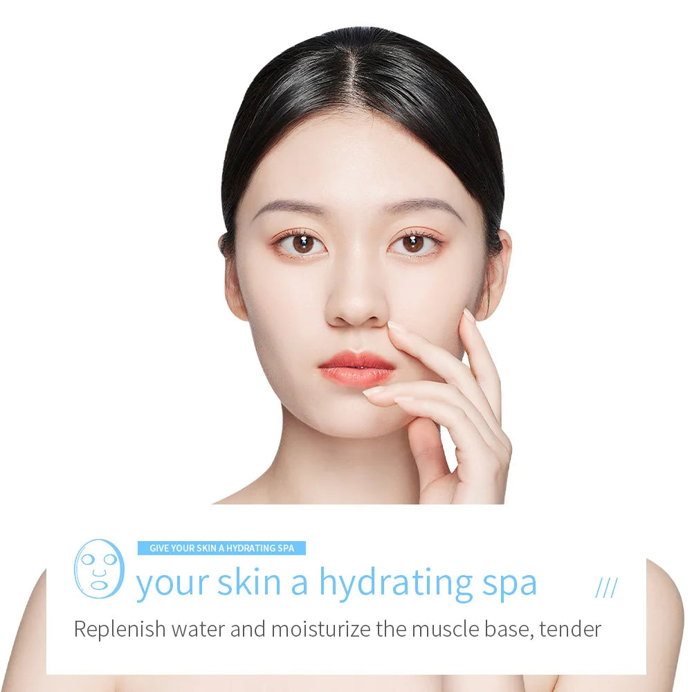 20pcs BIOAQUA Centella Collagen Face Mask VC Moisturizing Refreshing Sheet Masks Hyaluronic Acid  Facial Mask Skin Care Products 