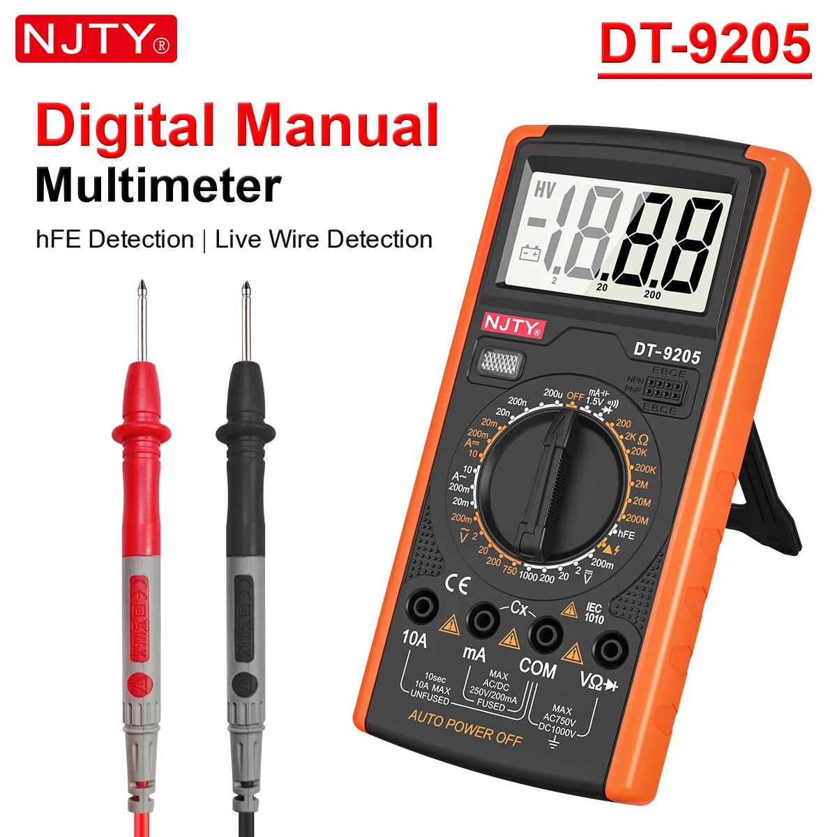 Manual-Range Digital Multimeter