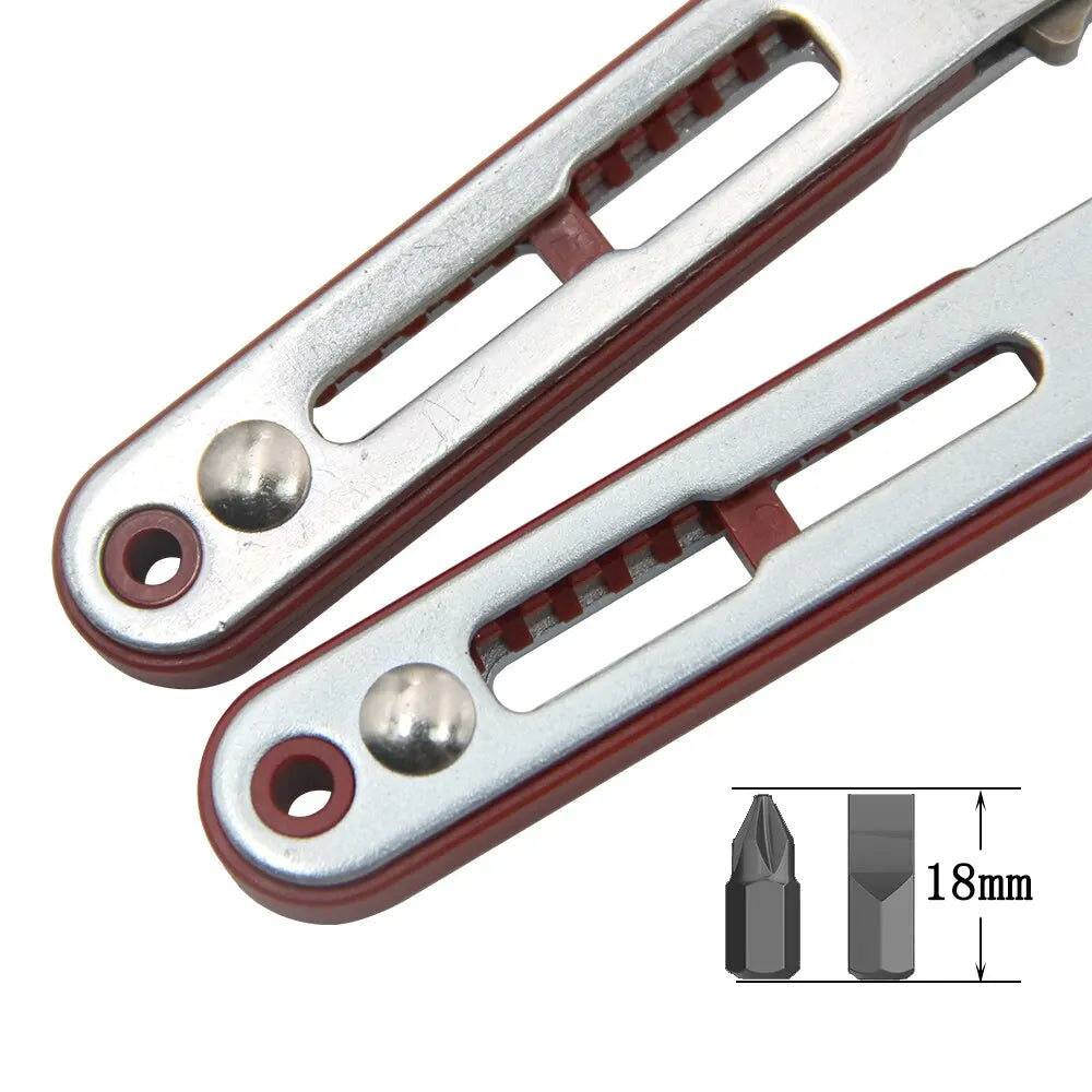 Multifunctional Bidirectional Forward and Reverse Ratchet Screwdriver Elbow Flat Head Wrench Cross Screwdriver Slotted Tool 