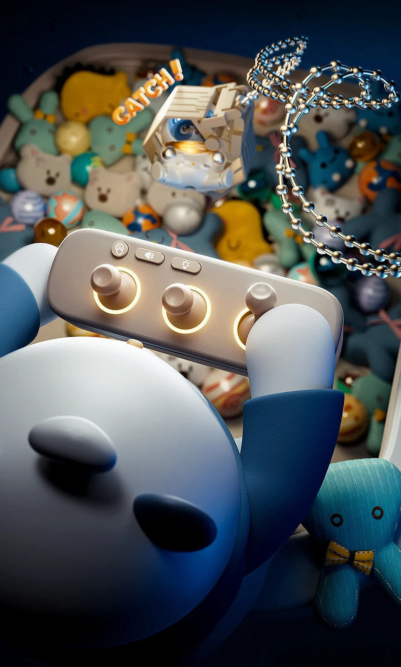 Big Size DIY Doll Machine Kids Coin Operated Play Game Mini Claw Catch Toy Crane Machines Music Doll Children Xmas Gifts Toys 