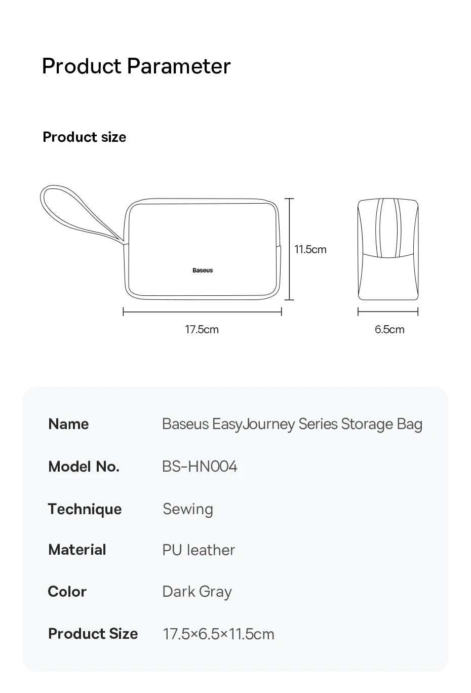Borsa Organizer per Elettronica con Cerniera per Cavi, Caricabatterie e Gadget