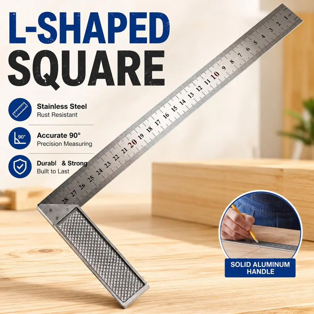 Woodworking Square Ruler – Fixed and Adjustable Options