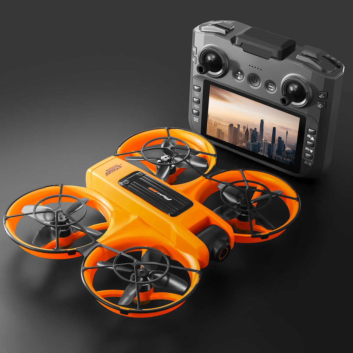 2026 New S156 Quadcopter Aircraft Drone 8K Professional Camera Drone 5G WIFI FPV 4.5 Inch Large Screen Remote Control RC Dron