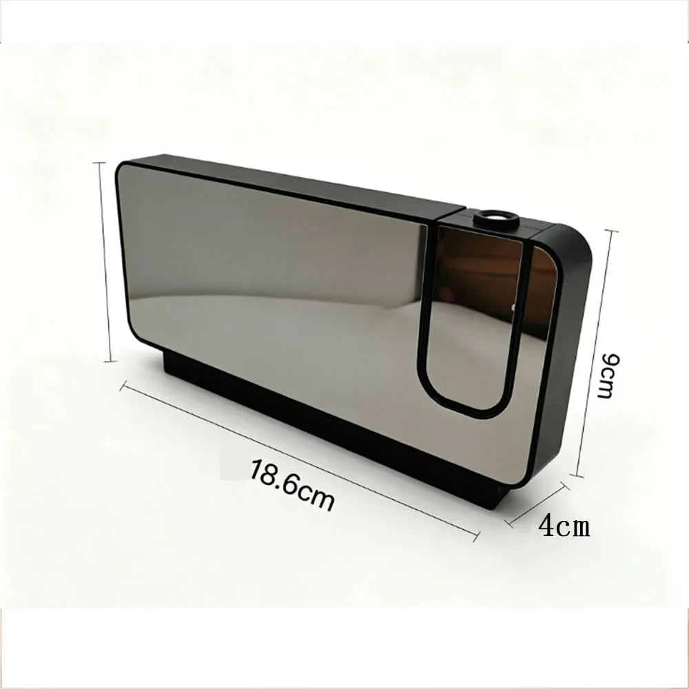 FHD 1080P Mini Miniature Projection Clock Camera Supports 2.4GHz WIFI Wireless Remote Viewing, Motion Detection, Home Camera