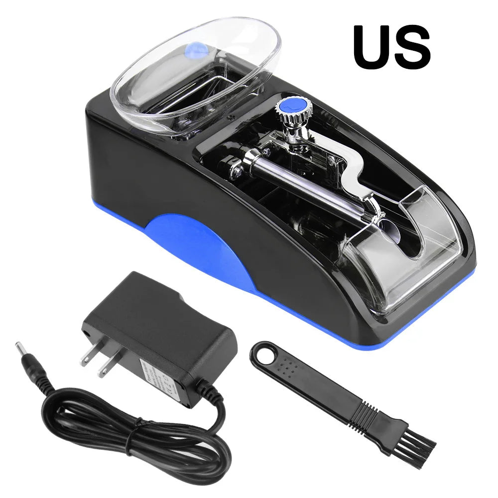 110V/230V Electric Automatic Cigarette Rolling Machine Cigar Roller Smoking Tool EU US Plug Injector Maker DIY Accessories 