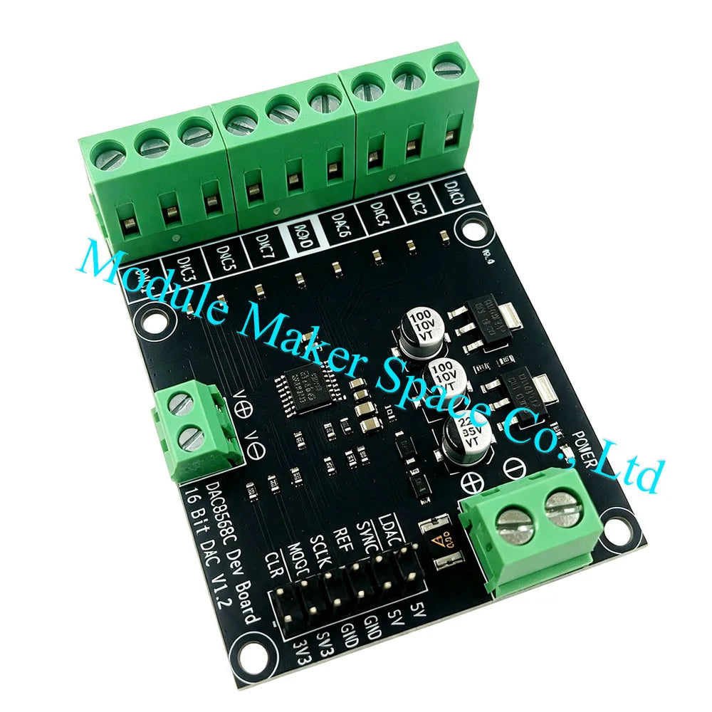 DAC8568 modul DAC cu optsprezece canale 16-bit