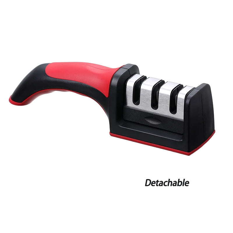 Affilacoltelli da cucina manuale con base antiscivolo
