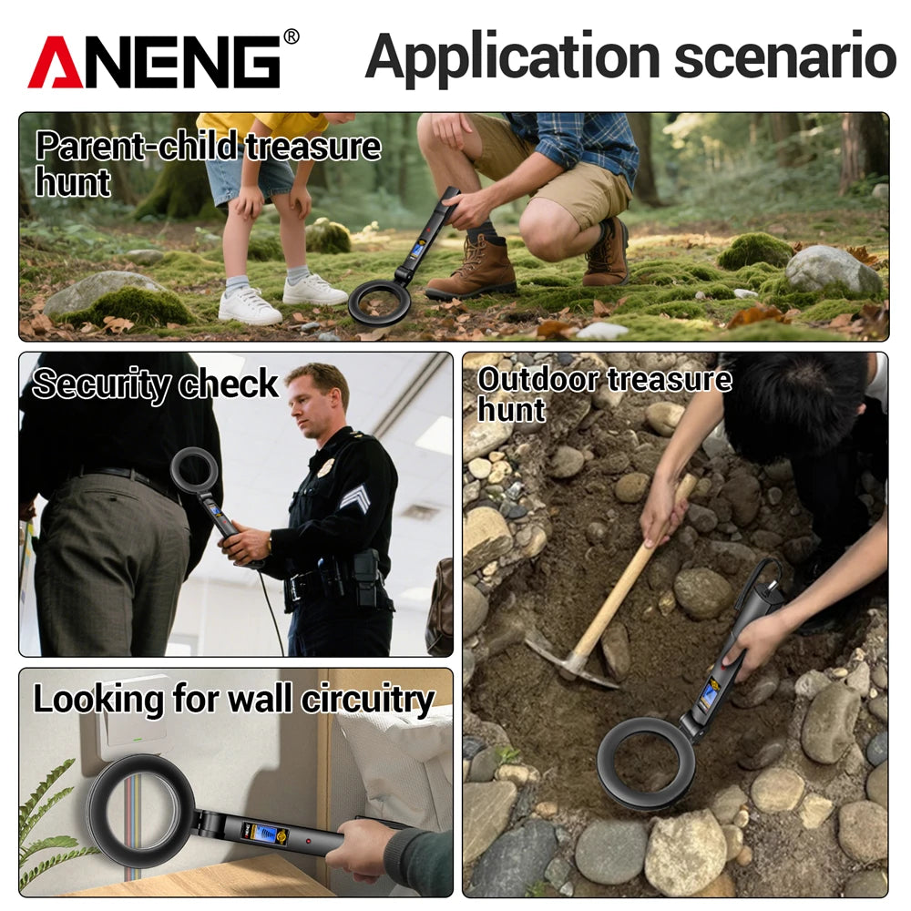 DM3005B Handheld Metal Detector with LCD