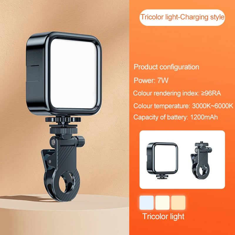 Rechargeable Ring Light - RGB and Tricolour Options