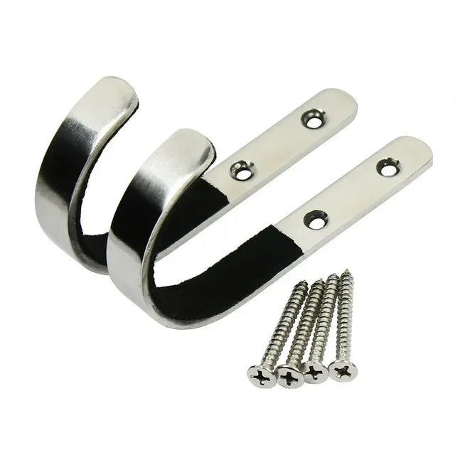 Padded Steel Wall Hangers, Pair