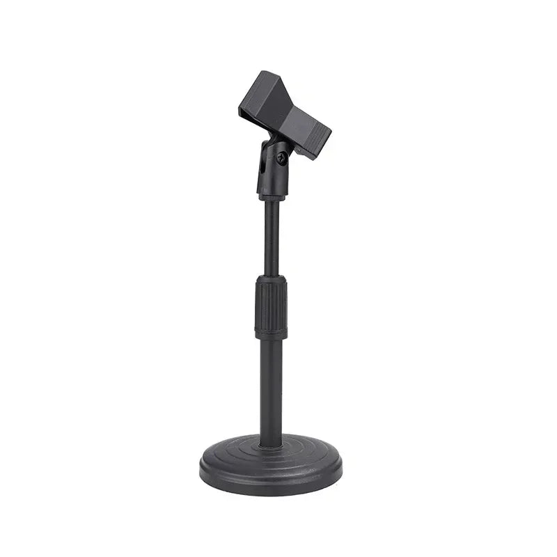 Height-Adjustable Desktop Microphone Stand