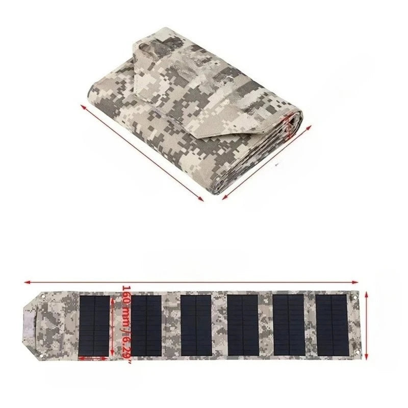 Folding USB Solar Panel - Power Options