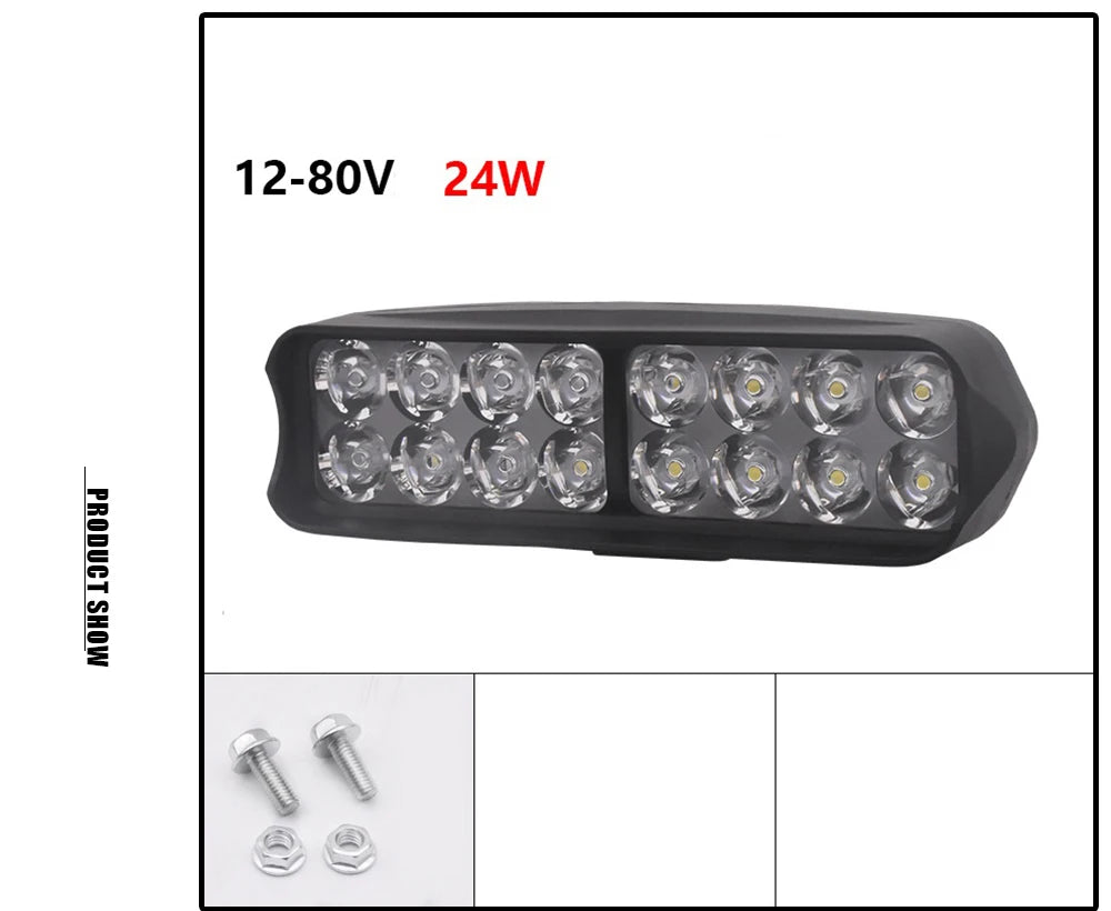 LED-hulpspot voor compatibele motorfietsen