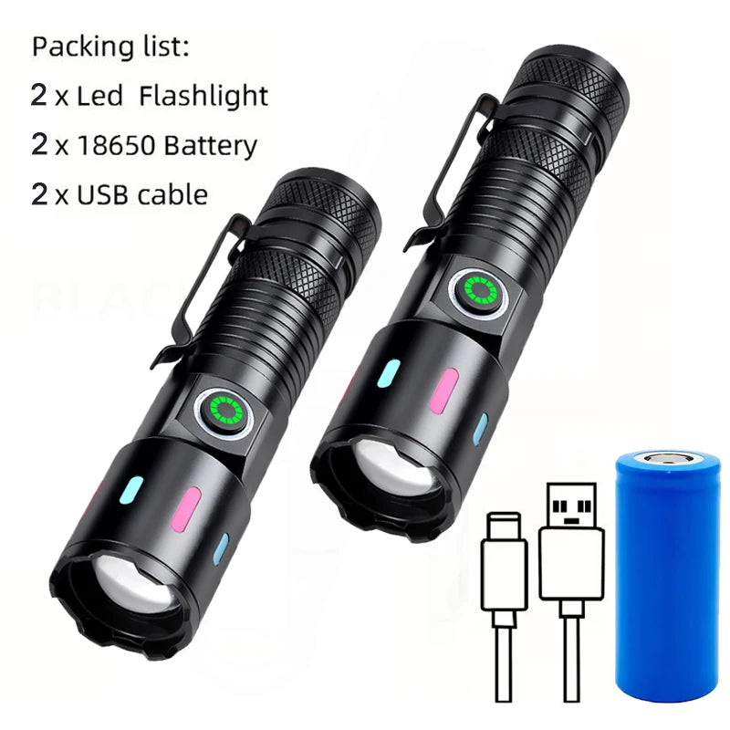 A05D Type-C Rechargeable Clip Flashlight