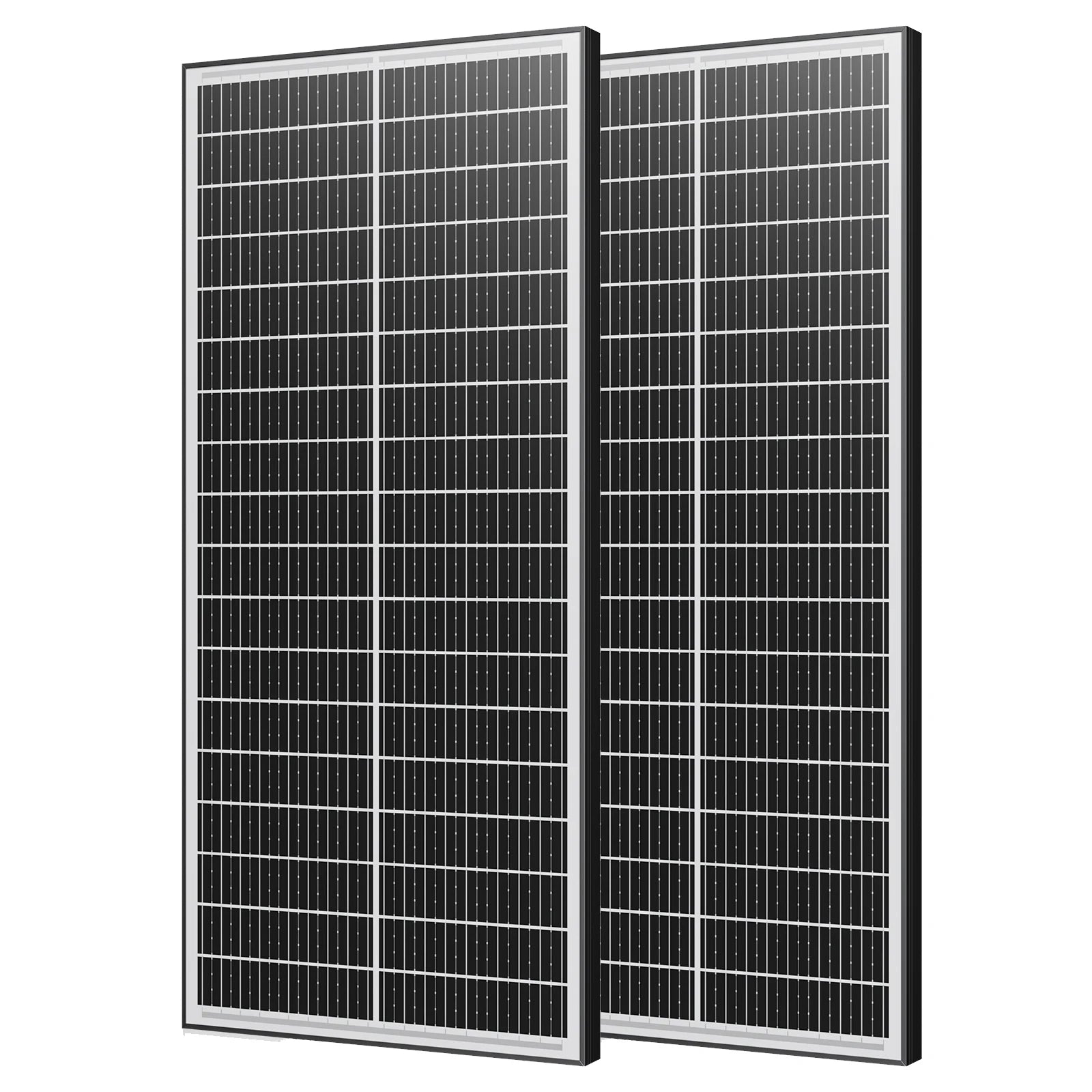 WERCHTAY 12V 200W Rigid Solar Panel 18BB N-Type Solar Cells Monocrystalline Silicon Waterproof Solar Panel Camping/Home/RV 