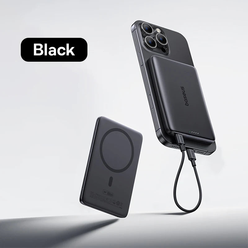 Baseus Magnetic Power Bank 5000mAh/10000mAh PD 20W/27W Card-Sized