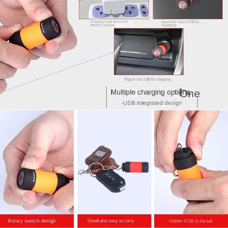  Lumină de buzunar cu reîncărcare USB