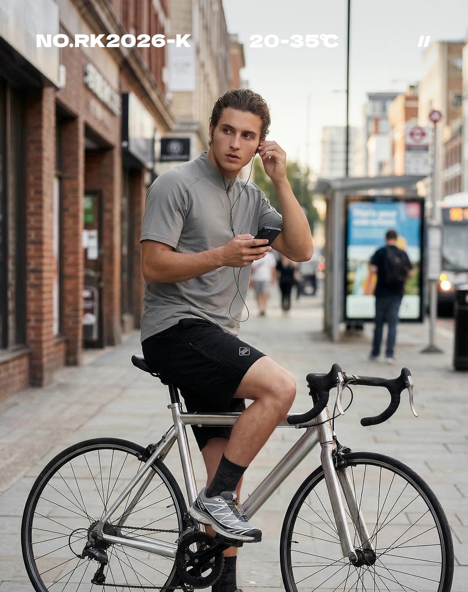 Men's Cycling Shorts Quick-Dry Breathable Road Bike Sport Shorts