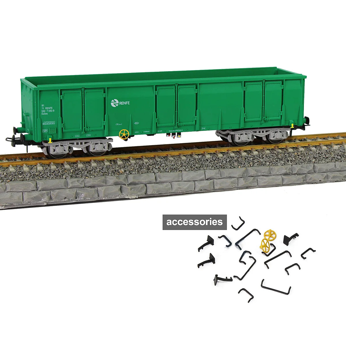 HO Scale High-Side Gondola Wagon C8742M, 1:87