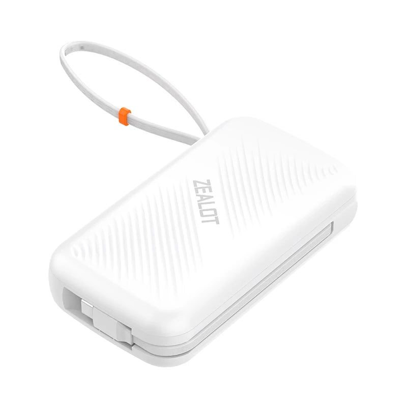20000mAh Portable Power Bank with USB-C Cable and Digital Display