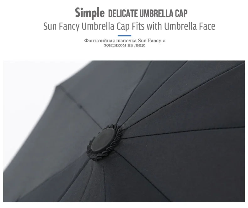 Windproof Double Layer Fully Automatic Resistant Umbrella 